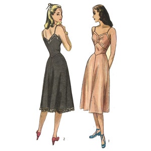 1960 年代のヴィンテージ ランジェリー パターン、ガーター
