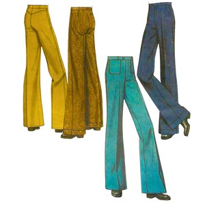 Vintage 1970s Sewing Pattern – Men’s Flared Trousers - Various Sizes Available