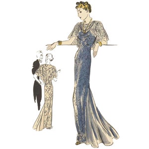 1930s ball dress Some 1930's Evening Gowns, and What to Wear Under Them