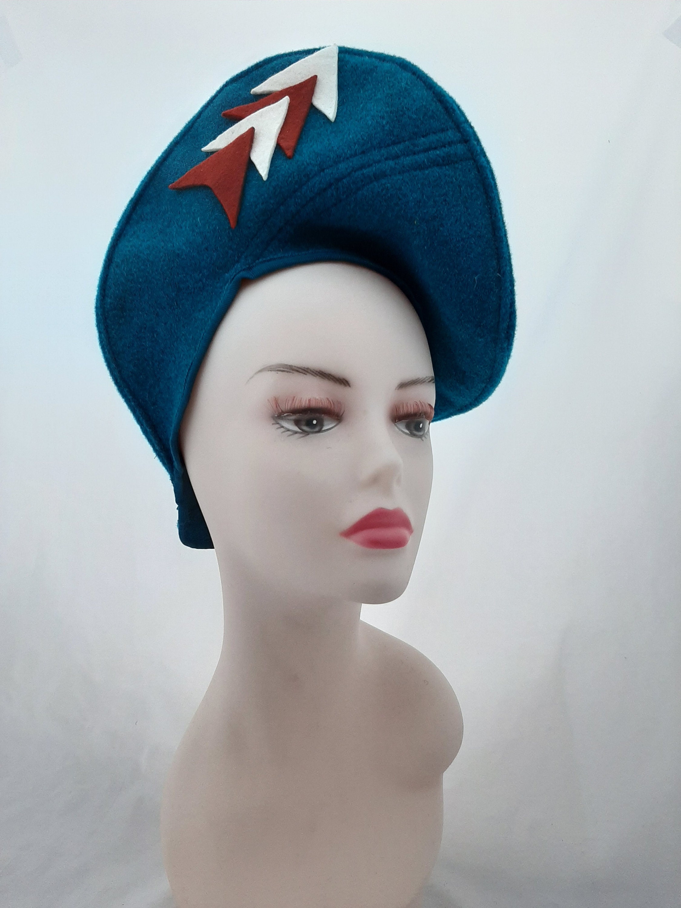 Vintage 1940's Sewing Pattern Elegant Hat Made from Etsy