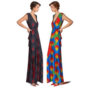 PDF - 1930s Sewing Pattern, &#39;Day or Night&#39; Jumpsuit, Beachwear, Lounging Pajamas, Bust 35&quot;- 51&quot; (89-94cm - 129.5cm) - Download