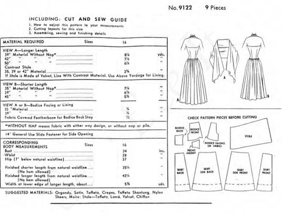 PDF 1950's Sewing Pattern: Marilyn Monroe Halter Neck Dress, Ball