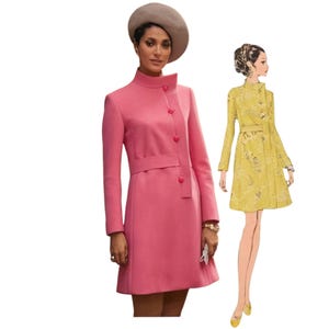 Vintage 1970&#39;s Sewing Pattern: Vogue Couturier Design Fabiani Dress - Bust 34” (86.4cm)