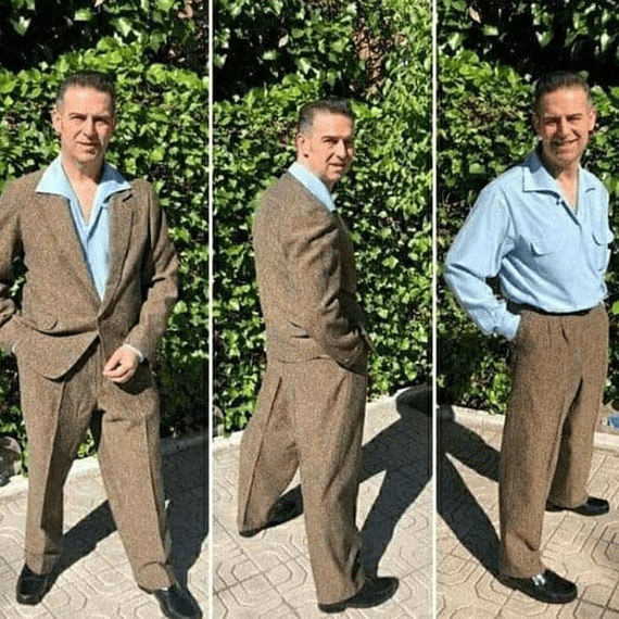 Pantalones años 50 hombre deals