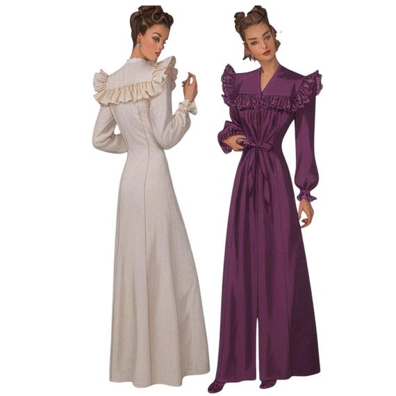 Patron De Couture Vintage - Robe Chemise Pour Femme - Taille 40 (FR) - Occasion