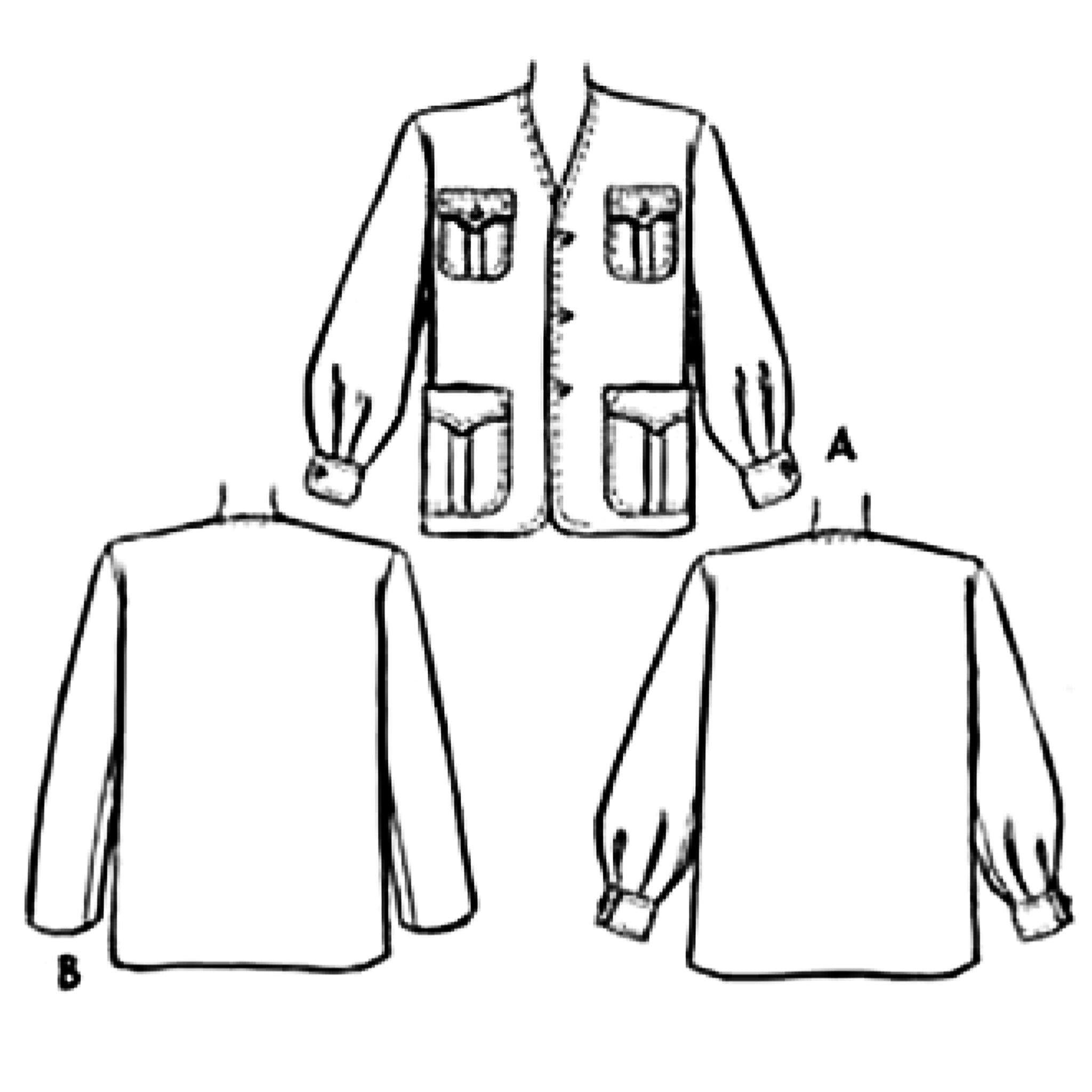 Vintage 1940's Sewing Pattern: Men's Sports Jacket - Chest