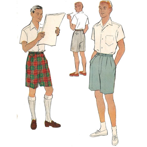 1940s Pattern, Men's Jockey Style Boxer Shorts – Vintage Sewing