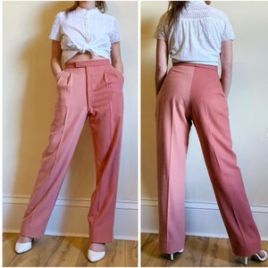 Vintage sewing pattern od 2 women wearing 50's slacks.