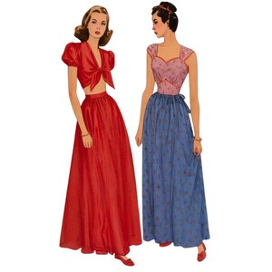 Patron De Couture Vintage MADRIGAL N°264 (années 1950) - Chemise De Nuit élégante - Taille 44