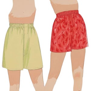 PDF - 1950&#39;s Sewing Pattern: Men&#39;s Boxer Shorts or Swimming Trunks - Waist 32&quot; (81cm) - Instantly Print at Home