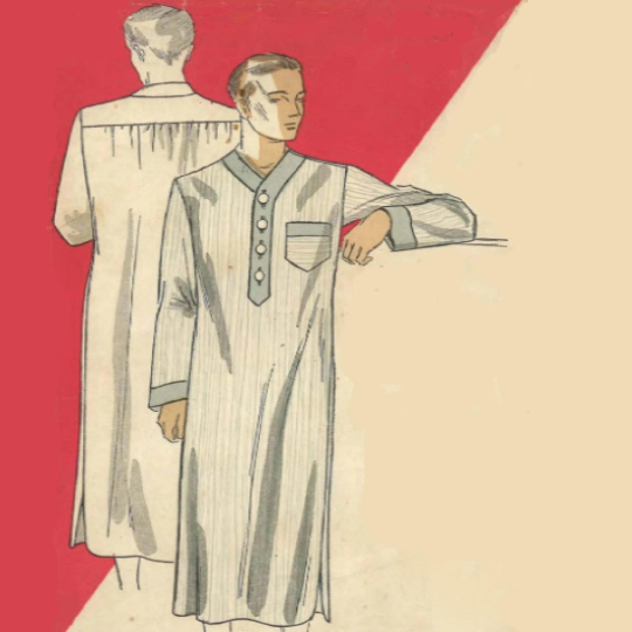 Old fashioned online men's nightshirt