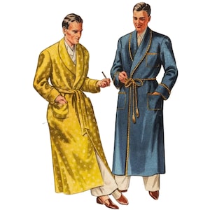 PDF - Naaipatroon herengewaad jaren 40: sjaalkraag smokingjasje, borst 36" (91,5 cm) - downloaden