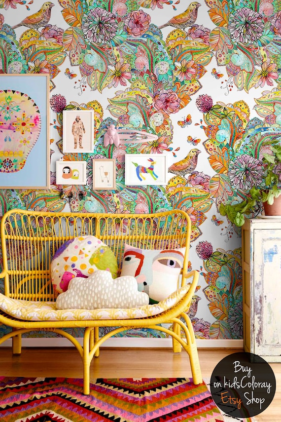 Removable online wallpaper kids