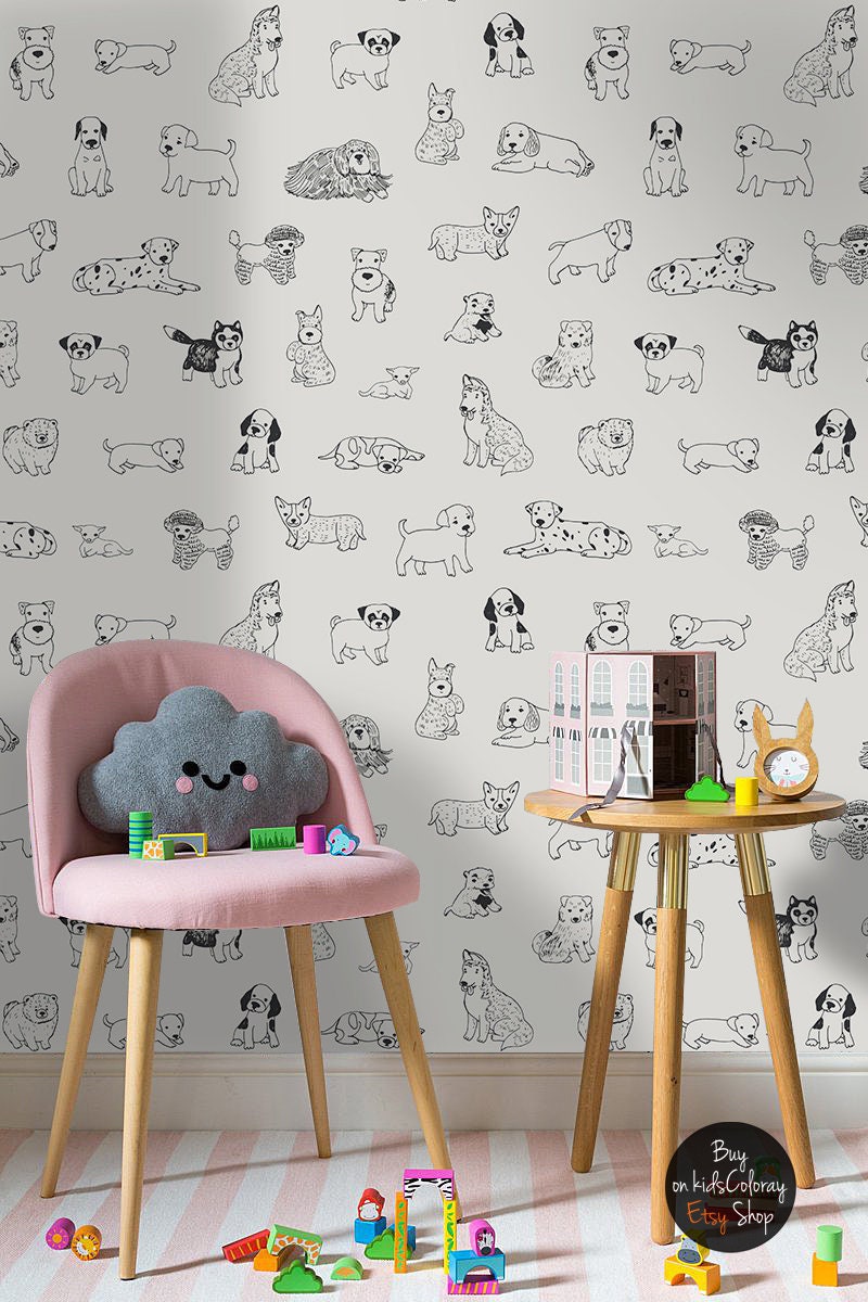 3D Cartoon Forest Cute Animals Kids Wallpaper – AvuHomes