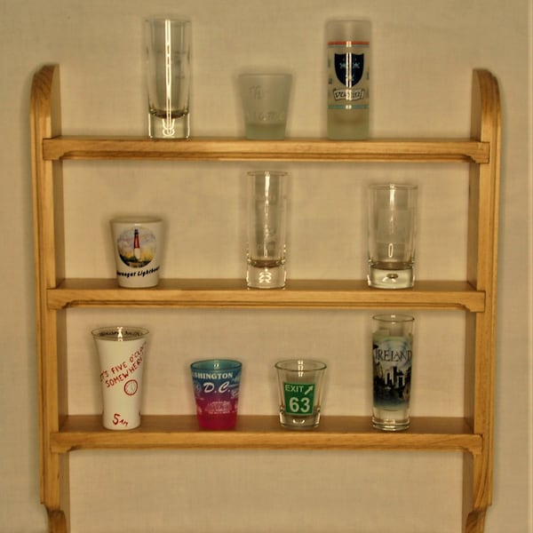 Shot Glass Display Shelf