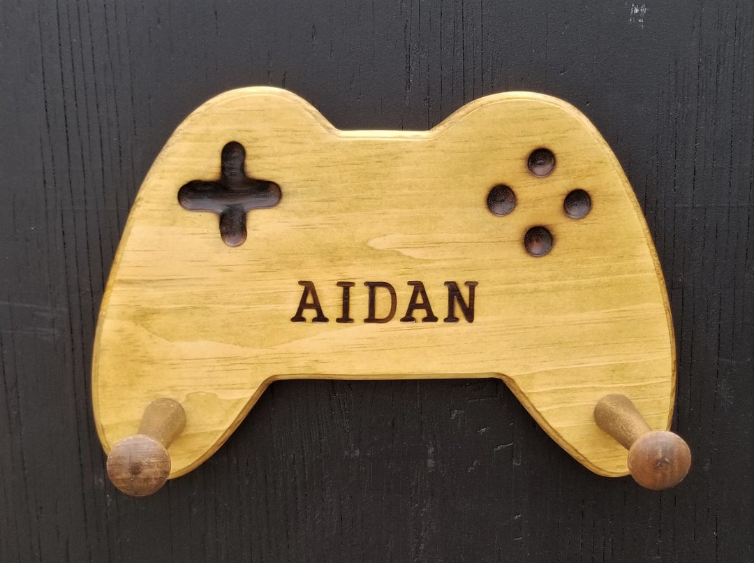 Personalized Controller Hat Rack Etsy