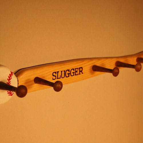 SF Giants Baseball Bat Hat and Coat Rack Etsy