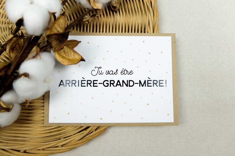 Cartes annonce Grossesse Arrière-grand-mère et - Etsy France