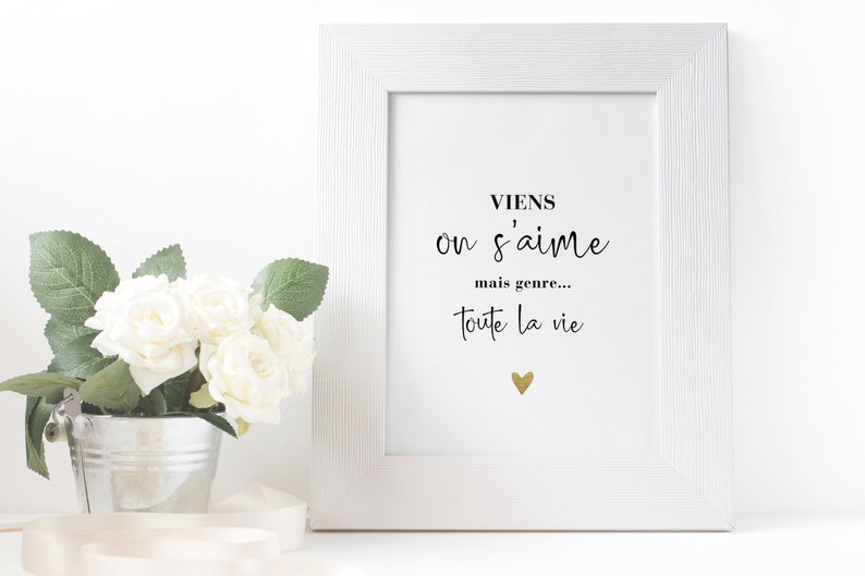 Et Si On S Aimait Genre Toute La Vie Carte amour Viens on s'aime mais genre toute la vie | Etsy
