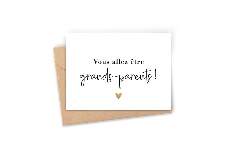 Cartes Annonce Grossesse "Tu Seras Papi/Mamie" - Cadeau Original Pour Futurs Grands-Parents