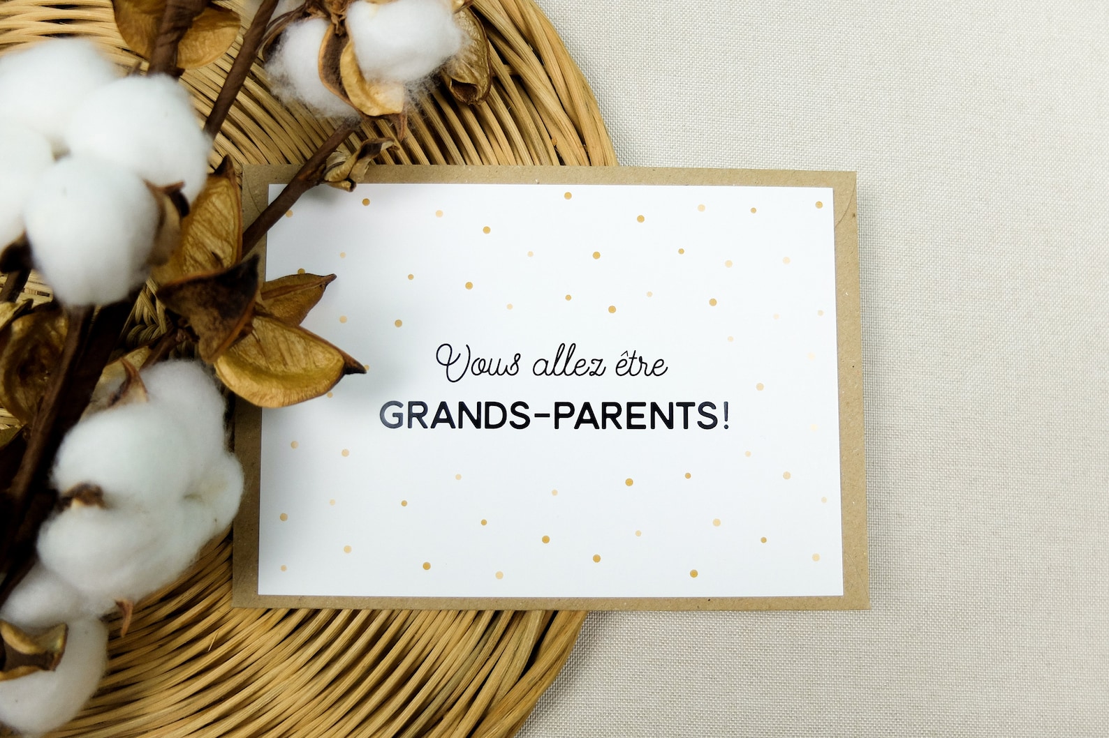 Carte annonce Grossesse Grandsparents design avec pois. Etsy Carte annonce Grossesse Grandsparents design avec pois. Etsy