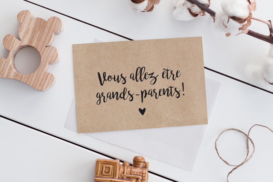 Cadeau Pour Annoncer Grossesse Grand Parents