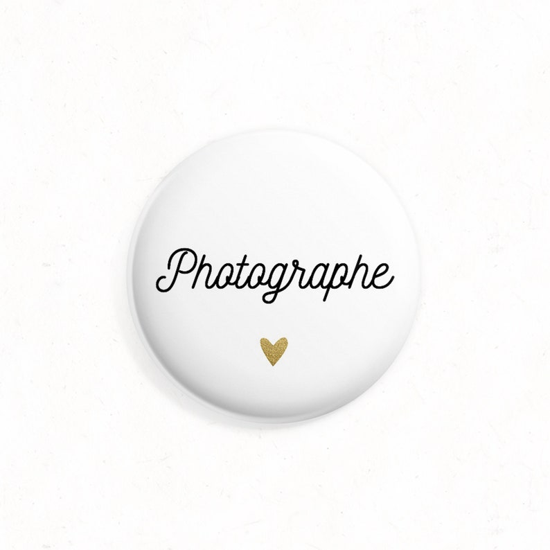 Photographer wedding badge image 1