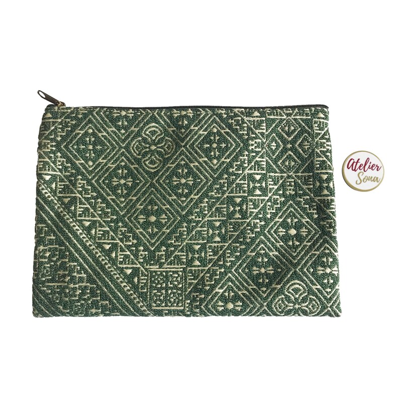 Green Moroccan Clutch Bag