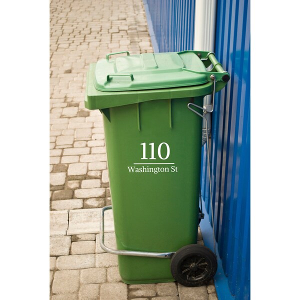 Personalized Trash Can Etsy