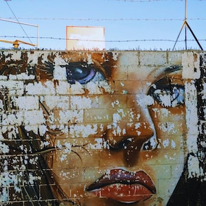 Woman Wall Art Graffiti Digital Photography