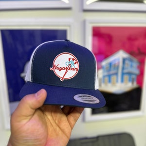 Nuyorican Trucker Cap | Patch Hat | Yankees Style Blue Hat