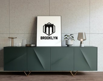 Brooklyn Bridge New York City Illustration Artwork Poster