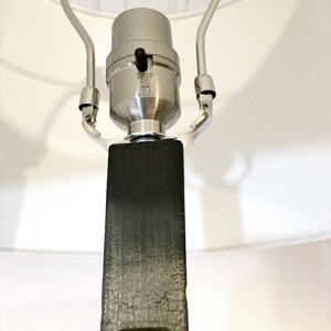 Floor Lamp, Danish Modern Tripod Lamp Shou Sugi Ban image 3