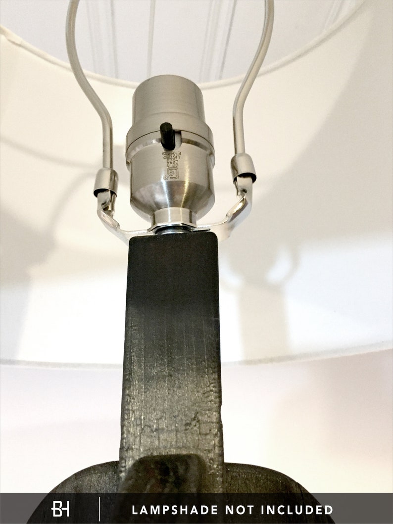 Floor Lamp, Danish Modern Tripod Lamp Shou Sugi Ban image 3