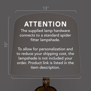Floor Lamp, Danish Modern Tripod Lamp Oak image 7