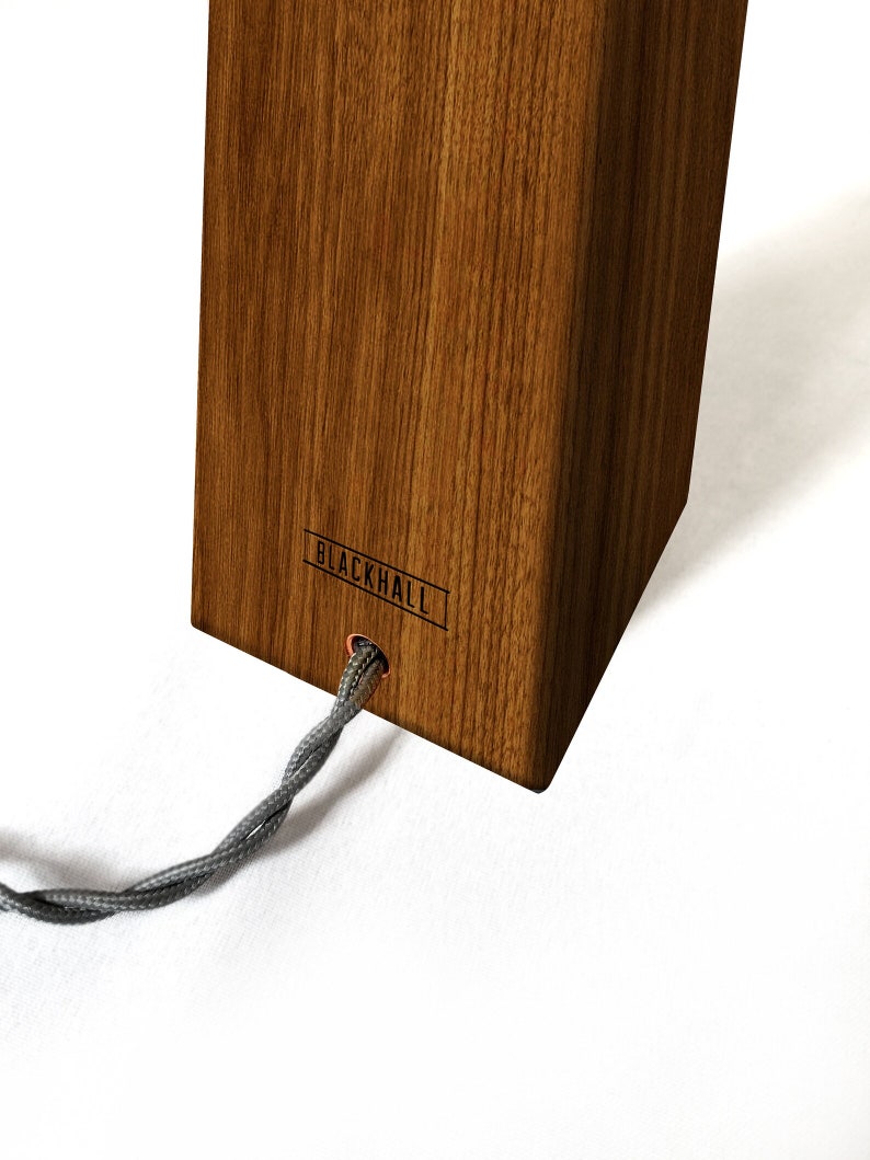 Table Lamp, Large Modern Wood Lamp - Etsy