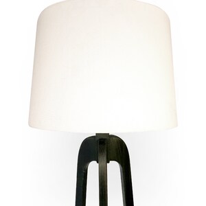 Floor Lamp, Danish Modern Tripod Lamp Shou Sugi Ban image 2