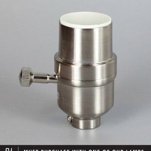 3-Way Lamp Socket Upgrade — Must purchase with one of our lamps