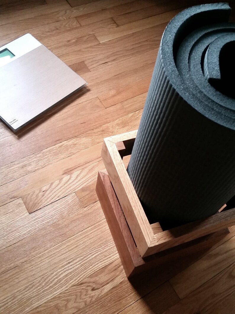 Yoga Mat Storage Modern Exercise Box Etsy