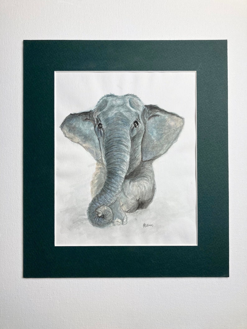 Download Watercolor Animals Handmade Art Wildlife Painting Original Watercolor Elephant Animal Painting Elephant Lovers Gift Elephant Art Art Collectibles Painting Delage Com Br