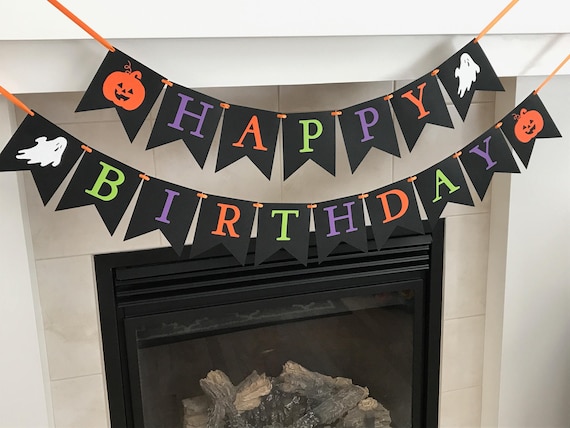 Roblox Halloween Event Banner Spooky Birthday Banner Halloween Birthday Banner Happy Etsy