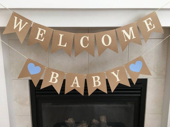 welcome baby banner baby shower banner baby sprinkle baby etsy welcome baby banners