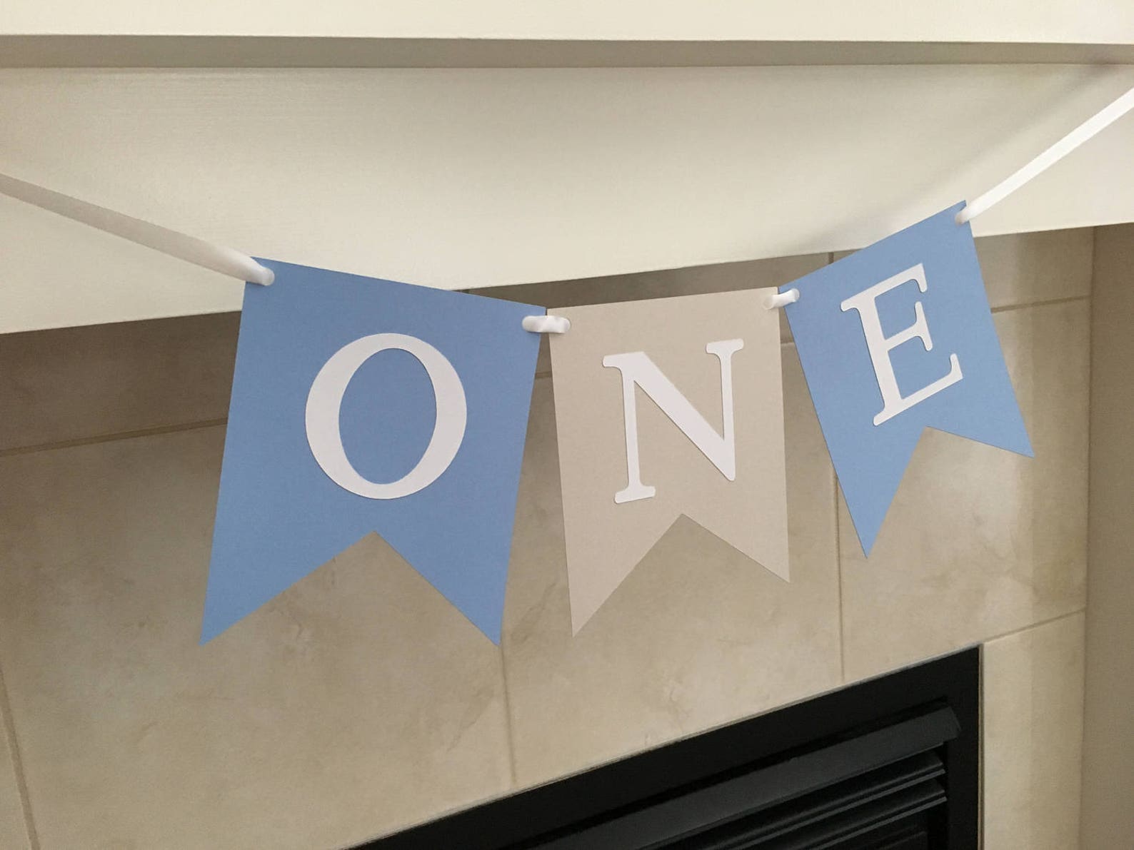 One Birthday Banner First Birthday Banner 1st Birthday | Etsy