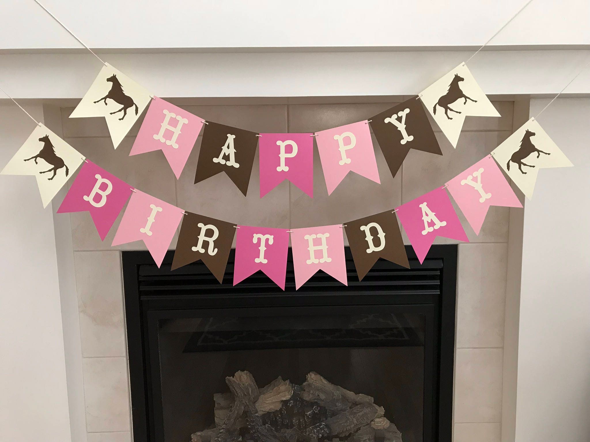 Cowgirl Birthday Banner Happy Birthday Banner Cowgirl Party Etsy Cowgirl Birthday Banner Happy Birthday Banner Cowgirl Party Etsy