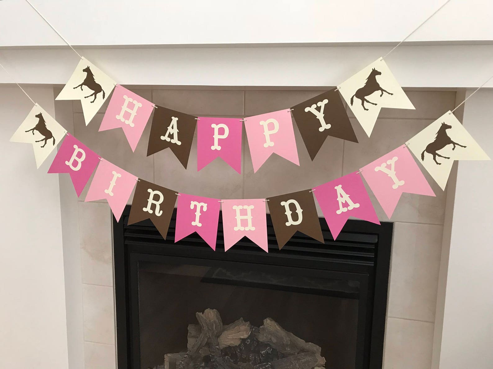 Cowgirl Birthday Banner Happy Birthday Banner Cowgirl Party - Etsy