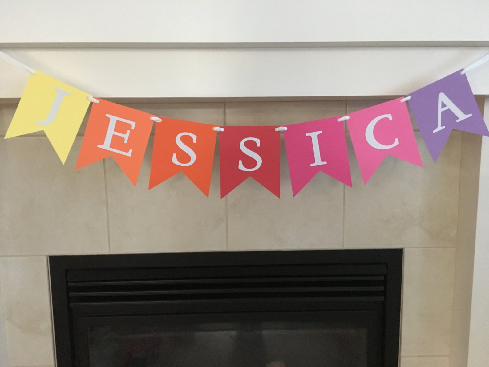 Personalized Name Banner Custom Name Banner Name Banner for Etsy