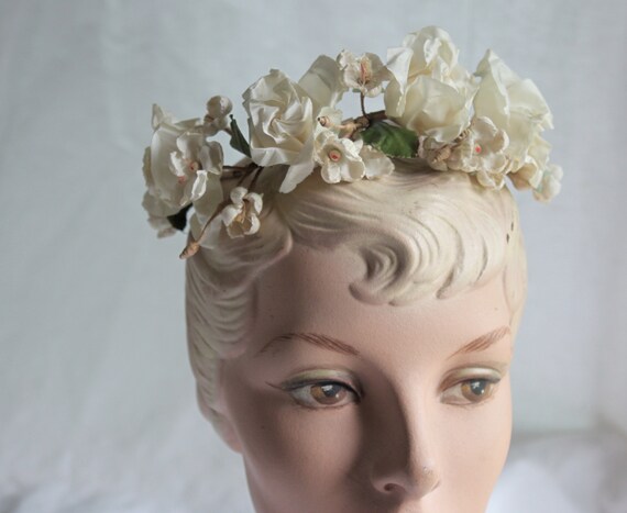 Antique Headpiece ,vintage 30s-40s,vintage bride … - image 2