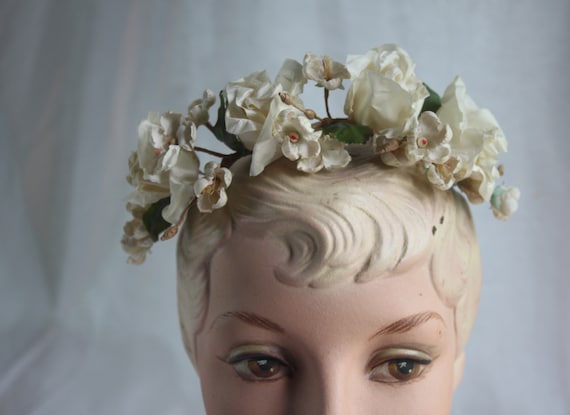 Antique Headpiece ,vintage 30s-40s,vintage bride … - image 10