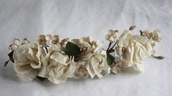 Antique Headpiece ,vintage 30s-40s,vintage bride … - image 9