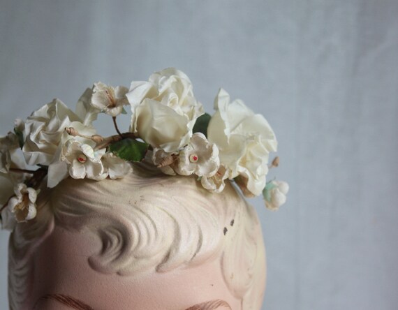 Antique Headpiece ,vintage 30s-40s,vintage bride … - image 5